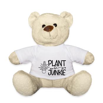 Accro aux plantes - Nounours - blanc - Devant