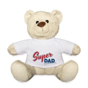 Super Papa - Teddy - Weiß - Vorne