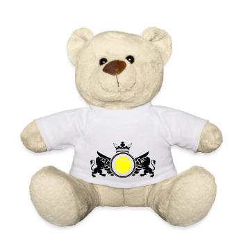Emblème de tennis - Nounours - blanc - Devant