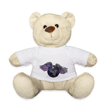 Weltraumeule - Teddy - Weiß - Vorne