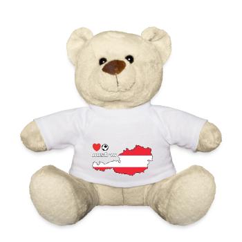 Liebe Fussball Austria - Teddy - Weiß - Vorne