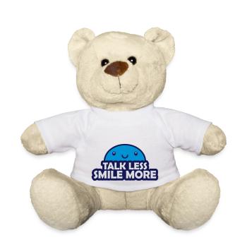talk less smile more - Teddy - Weiß - Vorne