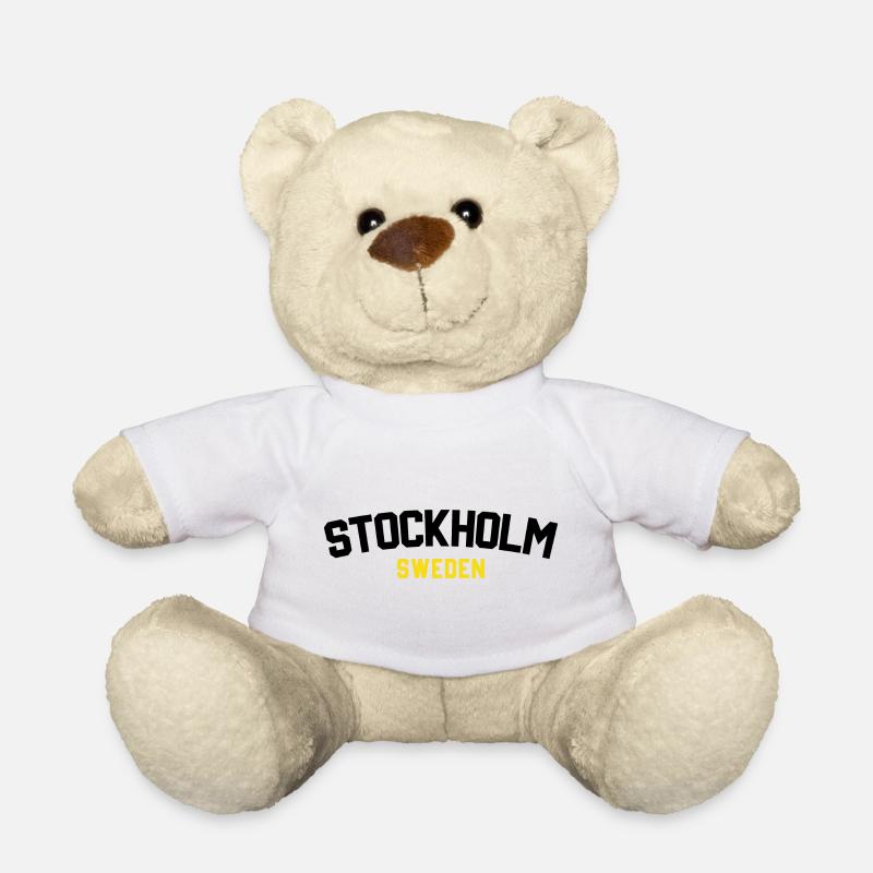 Stockholm - Teddy Bear - white