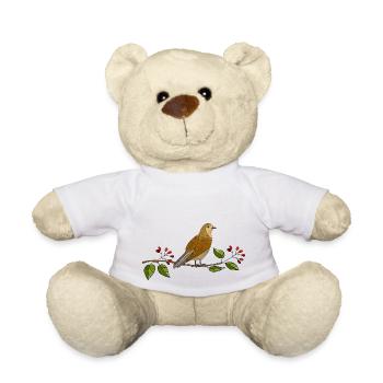 Vogel - Teddy - Weiß - Vorne