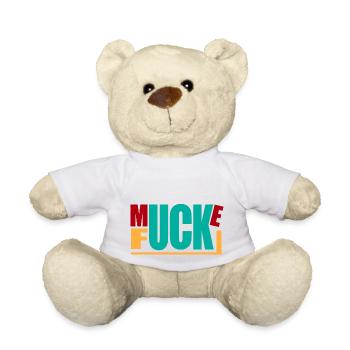 Muckefuck, für Kaffee Genießer! - Teddy - Weiß - Vorne
