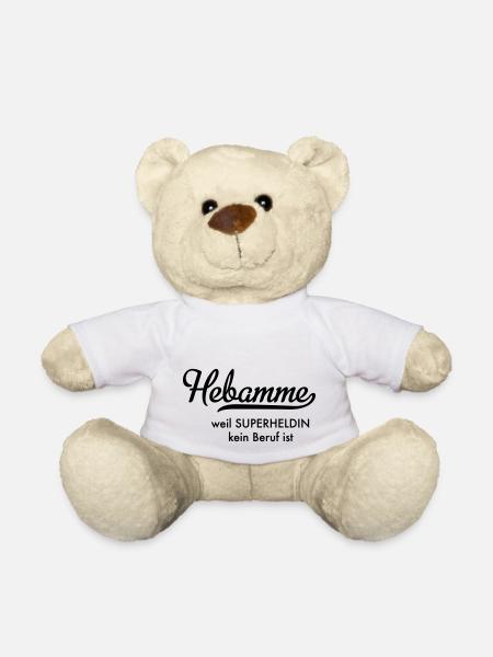 Hebamme - Teddy - Weiß