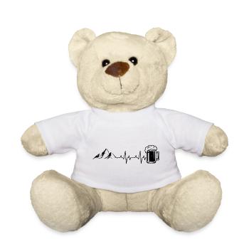 Mountainbiker Fahrrad Radsport - Teddy - Weiß - Vorne