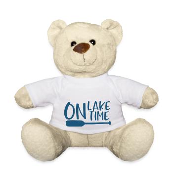 On Lake Time - Teddy Bear - white - Front