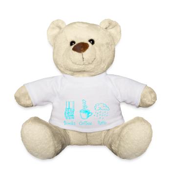 Poet Poesie Dichter Poetry I Geschenk - Teddy - Weiß - Vorne