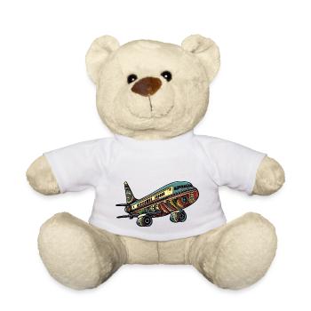 Africa airliner - Teddy Bear - white - Front