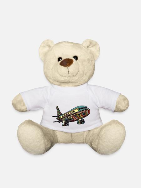 Afrika-Verkehrsflugzeug - Teddy - Weiß