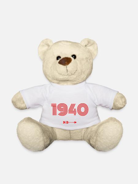 Né en 1940 - Nounours - blanc