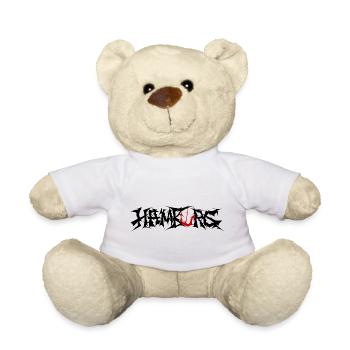 Hansestadt Hamburg schwarz - Teddy - Weiß - Vorne