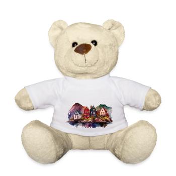 Schweden Schweden Schweden Skandinavien Reisekunst Kunst - Teddy - Weiß - Vorne