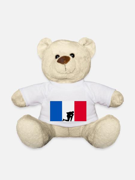 France Coupe du Monde 2022 - Nounours - blanc