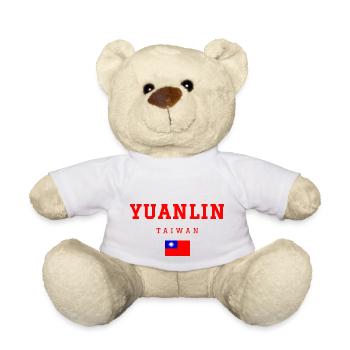 Yuanlin Taiwan - Teddy Bear - white - Front
