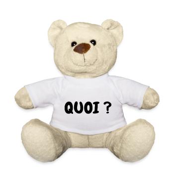 QUOI ? - Nounours - blanc - Devant