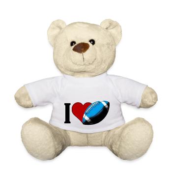 I ♥️ American Football | I Love American Football - Teddy Bear - white - Front