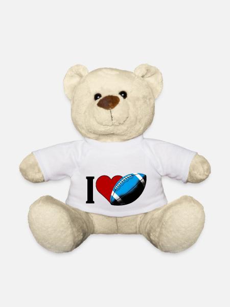 I ♥️ American Football | I Love American Football - Teddy - Weiß