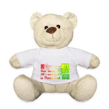 Noël Noël père Noël nicolas coquine - Nounours - blanc - Devant