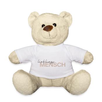 lieblingsmensch schriftzug - Teddy - Weiß - Vorne