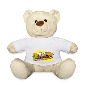 Vietnam Viet Banh Mi Brot Vietnamese I Geschenk - Teddy - Weiß - Vorne
