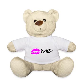 Kiss me - Teddy - Weiß - Vorne