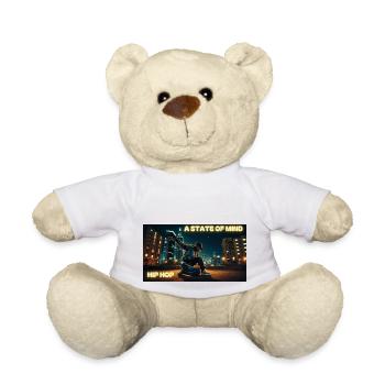 HIP HOP - A STATE OF MIND - Teddy Bear - white - Front