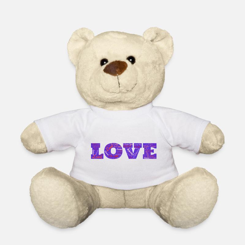 LOVE - Nounours - blanc