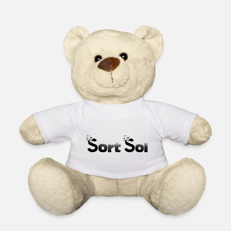 Black Sun Design - Teddy Bear - white