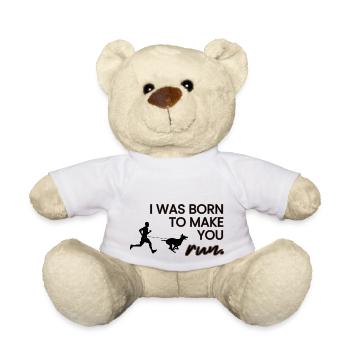 Canicross Canicrosser Hund bringen dich zum Laufen - Teddy - Weiß - Vorne