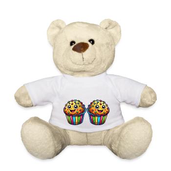 muffin cartoon 2 - Teddy - Weiß - Vorne