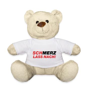 SchMerz lass nach - nein zu Merz - Teddy - Weiß - Vorne