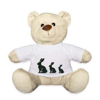 Lapin lapin lapin - Nounours - blanc - Devant