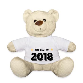 Best of 2018 - Teddy Bear - white - Front