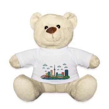 toronto stadt kanada - Teddy - Weiß - Vorne