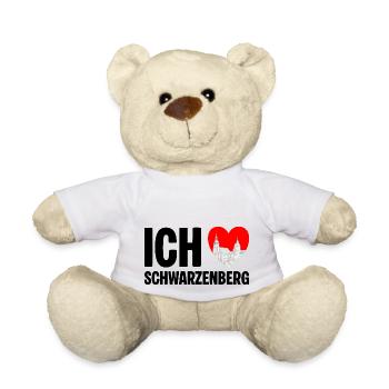 Schwarzenberg Ich liebe meine Stadt - Teddy - Weiß - Vorne