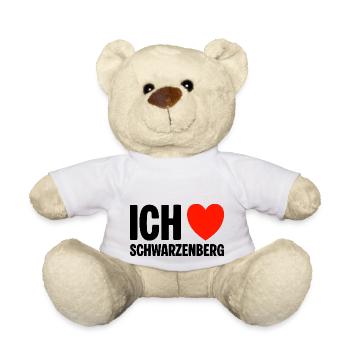 Schwarzenberg Ich liebe meine Stadt - Teddy - Weiß - Vorne