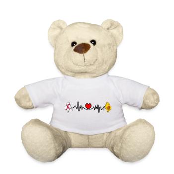 Lancashire- und England-Herzfrequenz - Teddy - Weiß - Vorne