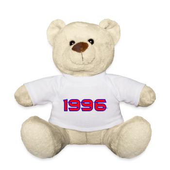 1996 Neon Retro-Logo - Teddy - Weiß - Vorne