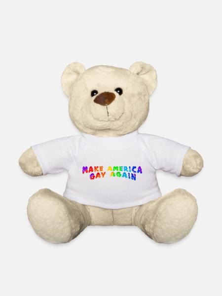 Make America Gay Again - Teddy Bear - white