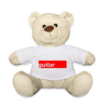 Guitar - Teddy Bear - white - Front