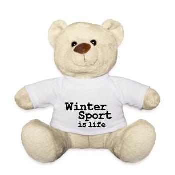 winter sport is life - Teddy - Weiß - Vorne