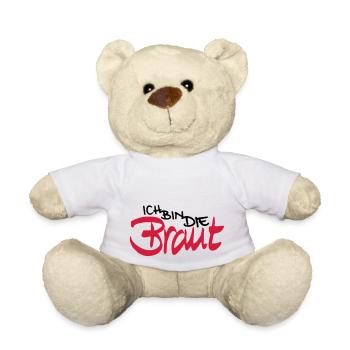 Ich bin die Braut - Teddy - Weiß - Vorne