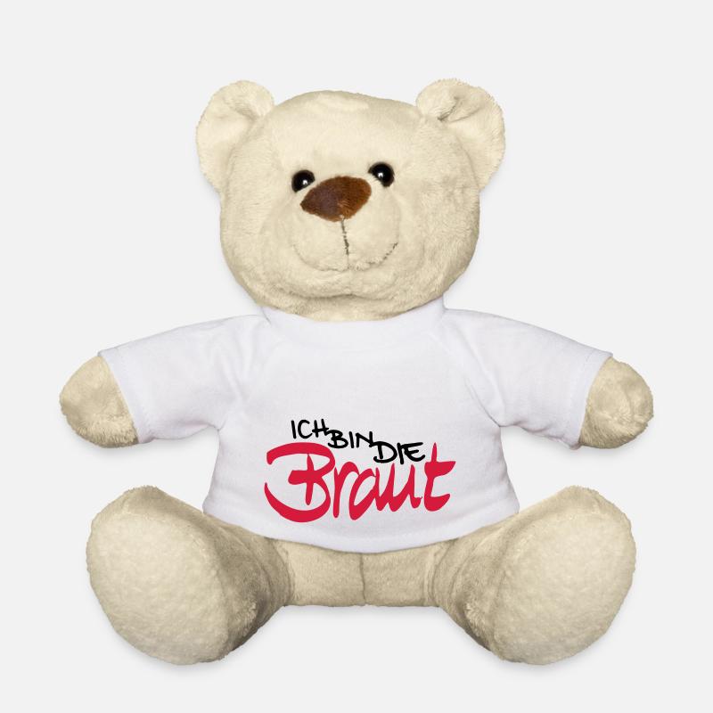 Ich bin die Braut - Teddy - Weiß