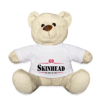 2 colors - Skinhead My Way of Life Skinheads - Teddy - Weiß - Vorne