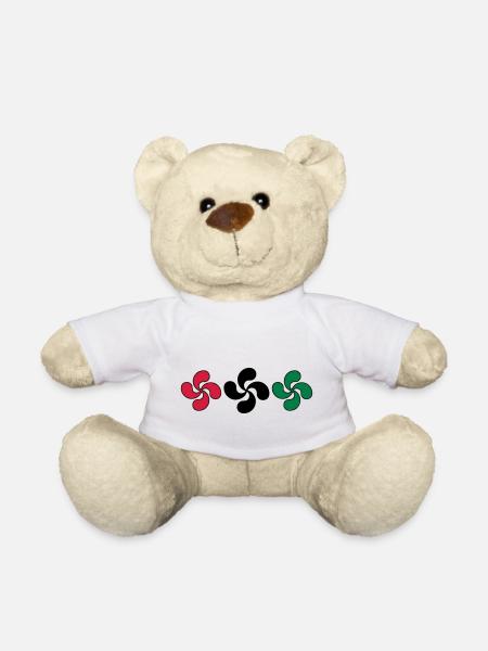 Croix Basques - Nounours - blanc