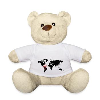 Guadeloupe - Nounours - blanc - Devant