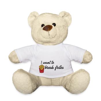 I want to break frites - Nounours - blanc - Devant