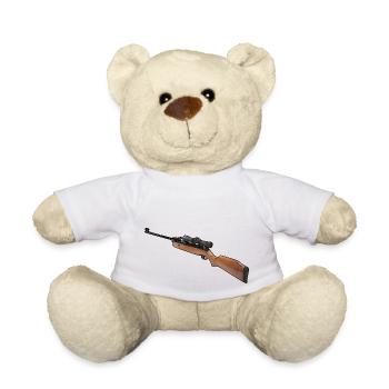carabine à air comprimé - Nounours - blanc - Devant